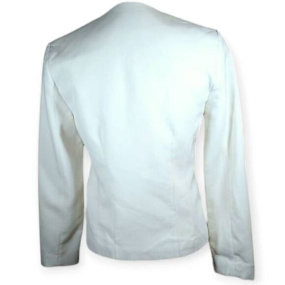 FOREVER 21 CREAM/WHITE BLAZER SZ.S EUC. - Picture 3 of 6